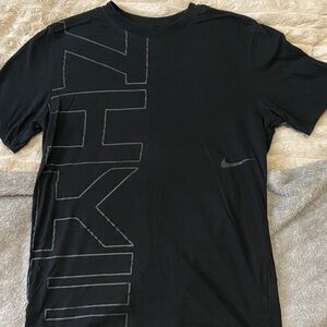 Nike Men's Black Tee with Bold Graphic